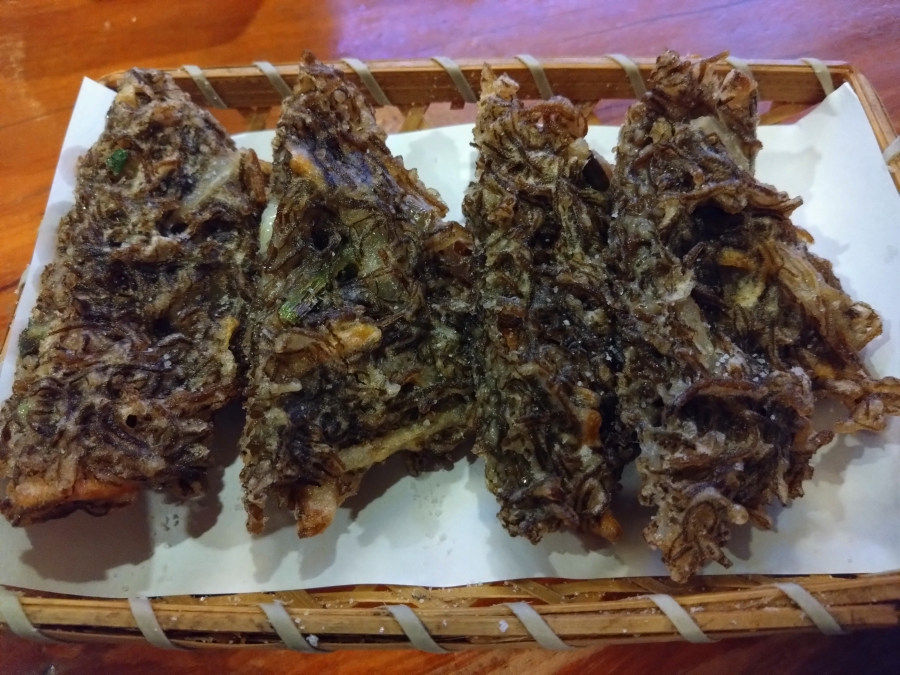 モズクの天ぷら