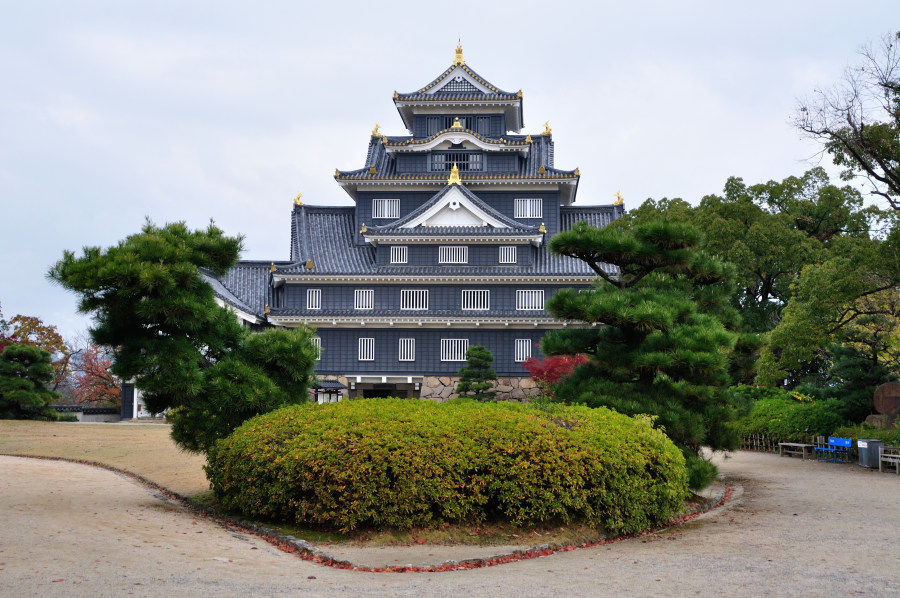 岡山城 天守台