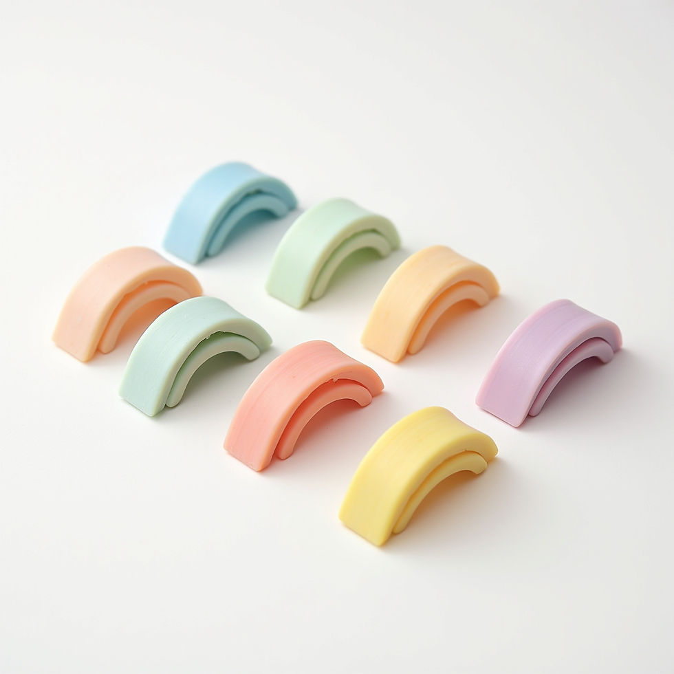 Rainbow Pastel Clips