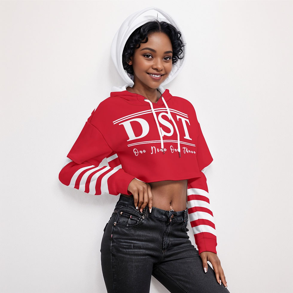 Thumbnail: Candy Cane Heavy Fleece Hoodie With Hollow Out Sleeve
