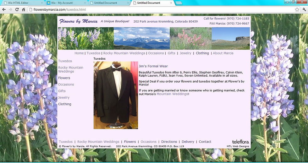 Tuxedos Page