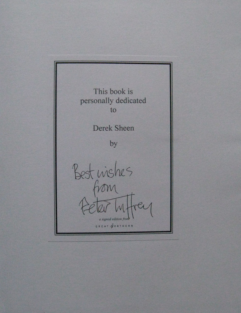 Thumbnail: Peppercorns Pacifics by Peter Tuffrey. Inscribed and signed by author