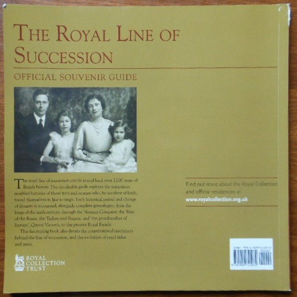 Thumbnail: The Royal Line of Succession. Official Souvenir Guide by Hugo Vickers