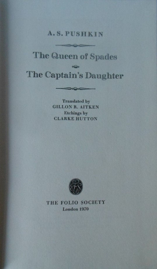 Thumbnail: The Queen of Spades and The Captains Daughter by A.S. Pushkin