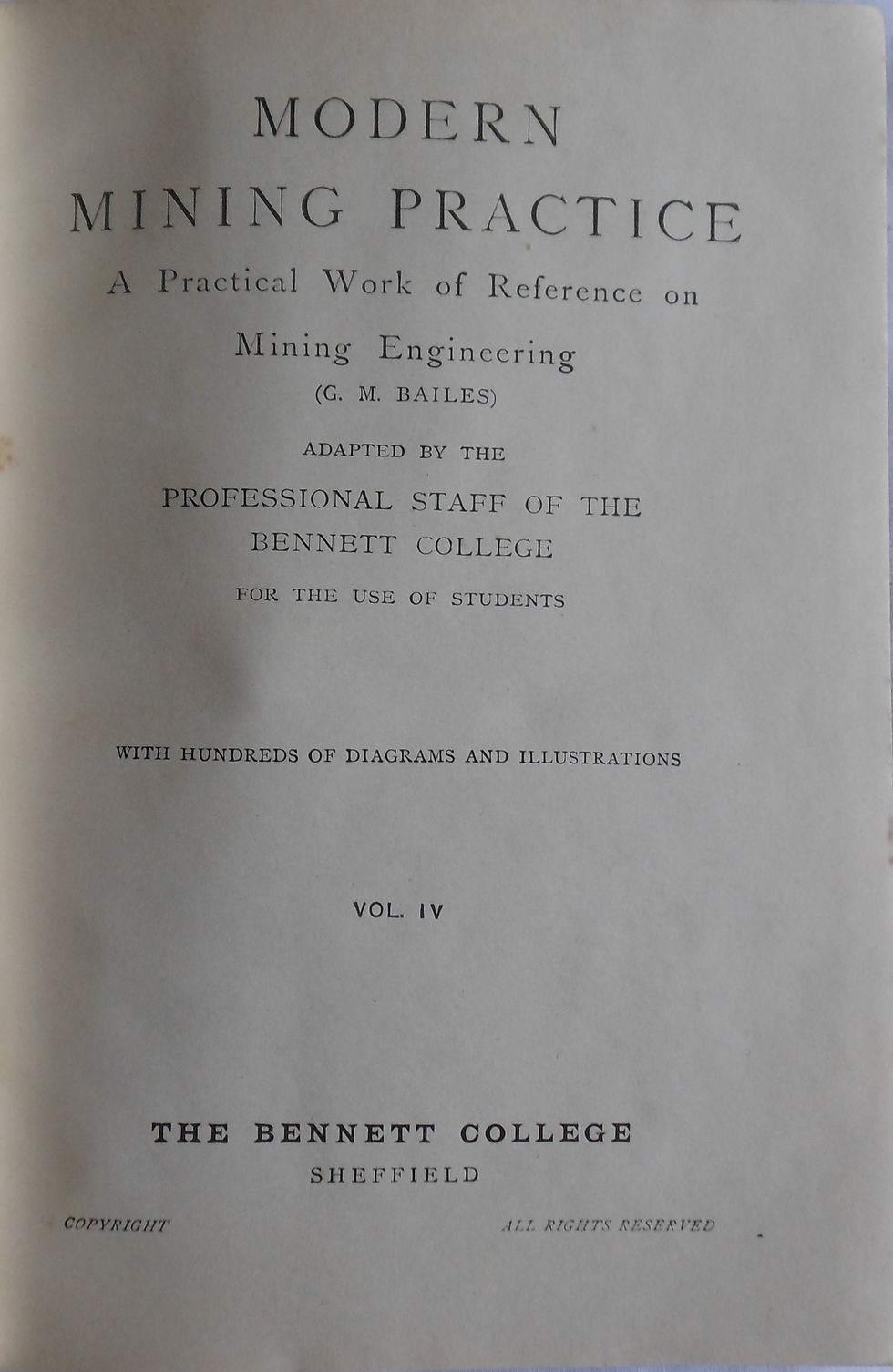 Thumbnail: Modern Mining Practice Vol IV