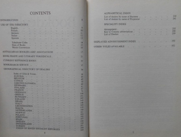 Thumbnail: Sheppard’s Book Dealers in Europe 1991 - 92