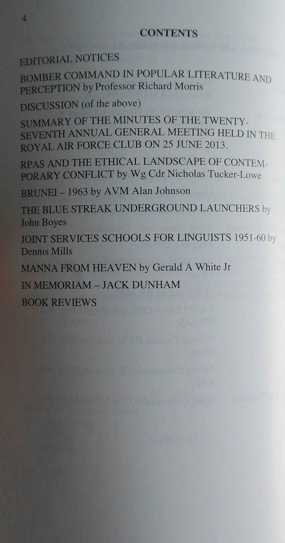 Thumbnail: Royal Air Force Historical Society Journal 58