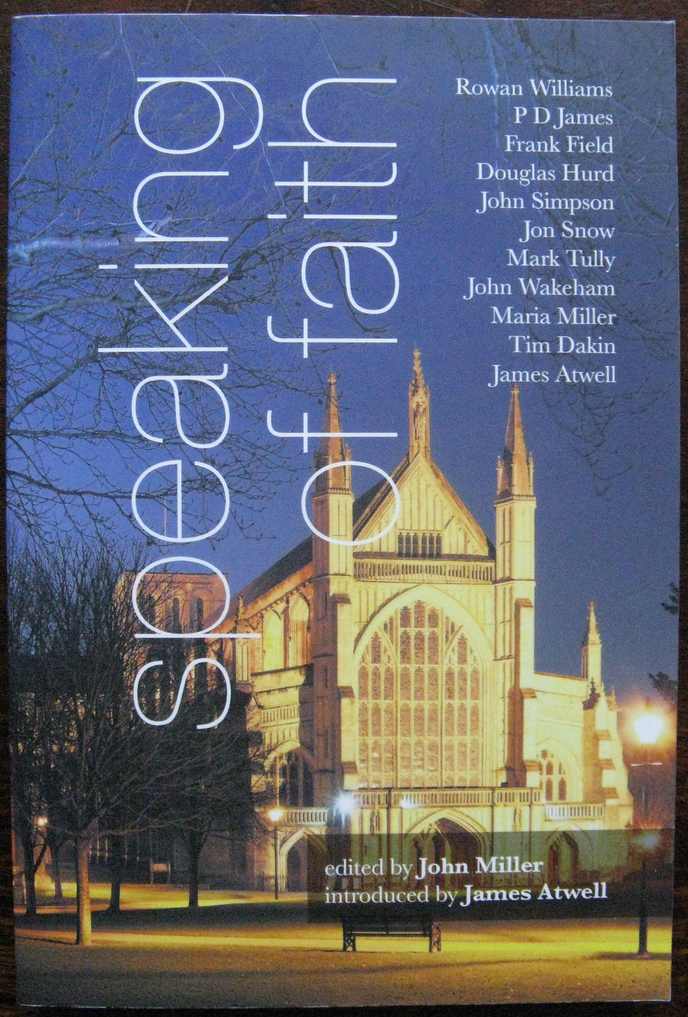 Thumbnail: Speaking of Faith. The Winchester Dialogues. Edited by John Miller. 2016