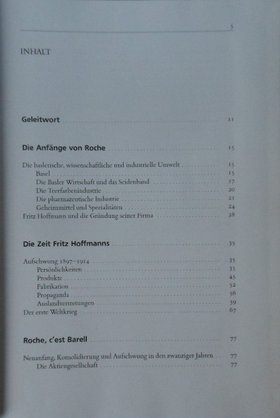 Thumbnail: Roche. Geschichte eines Unternehmens 1896 – 1996