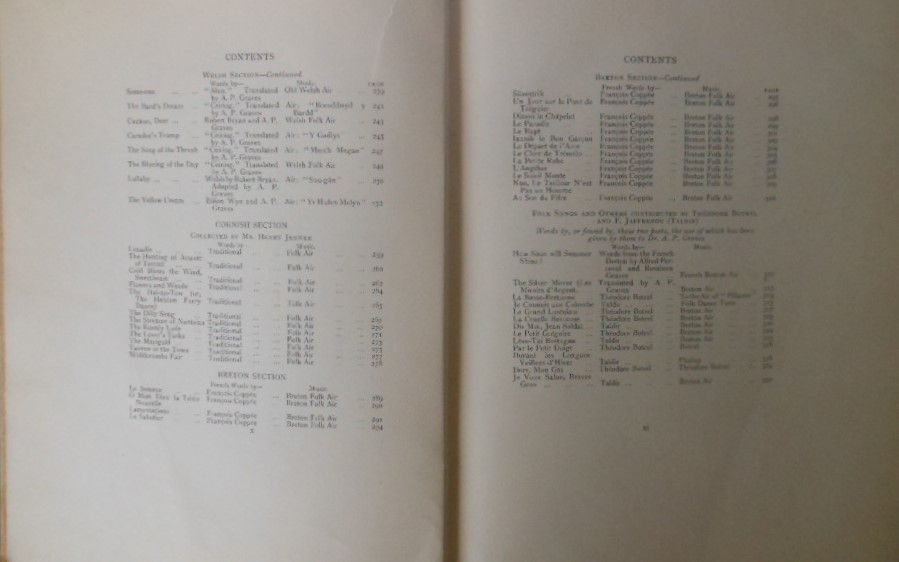 Thumbnail: The Celtic Song Book. Being representative Falk Songs of the Six Celtic Nations.