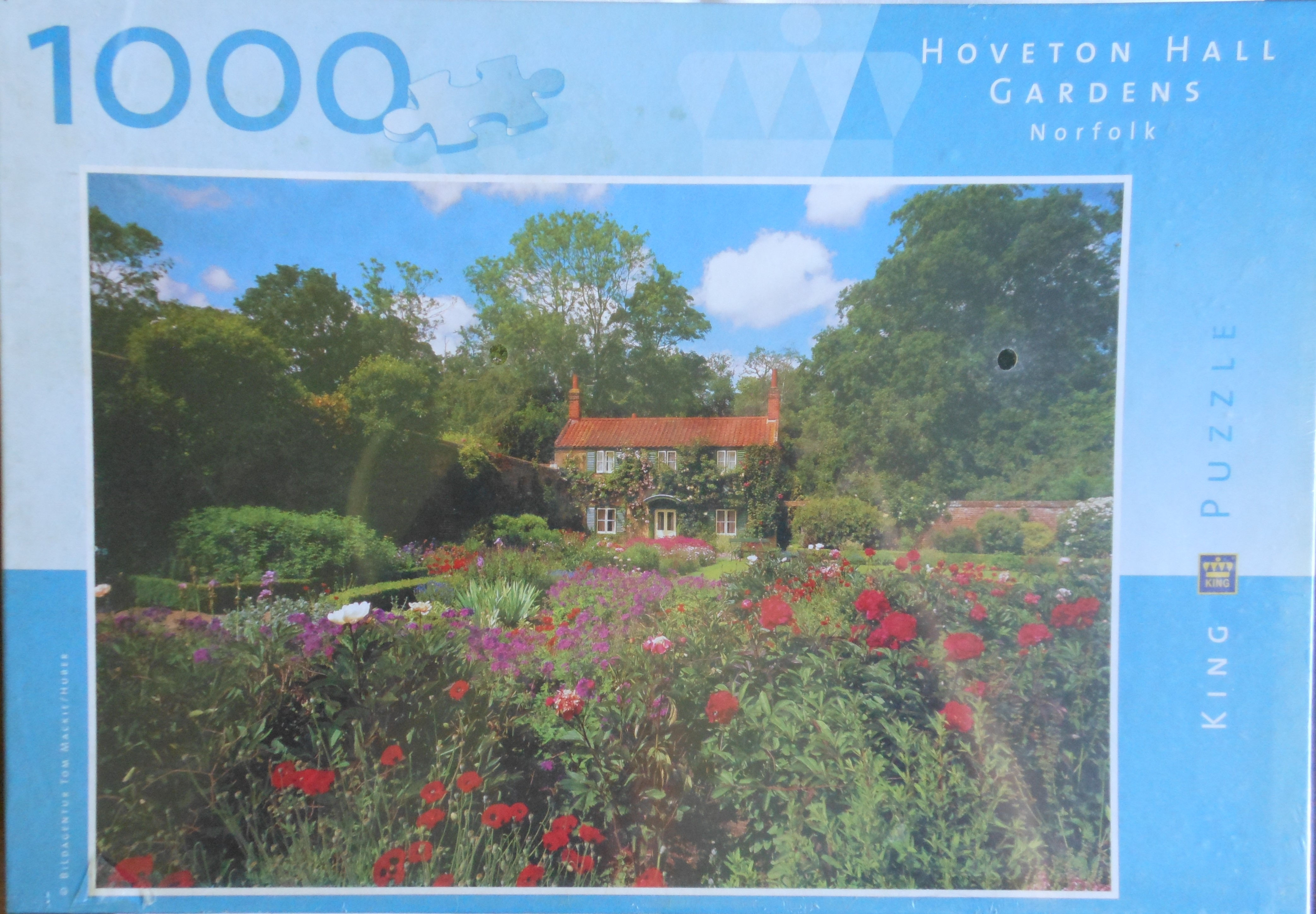 King 1000-piece jigsaw puzzle. Hoveton Hall Gardens, Norfolk