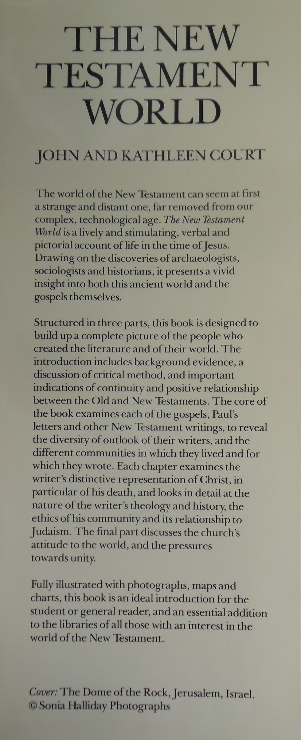 Thumbnail: The New Testament World by John and Kathleen Court