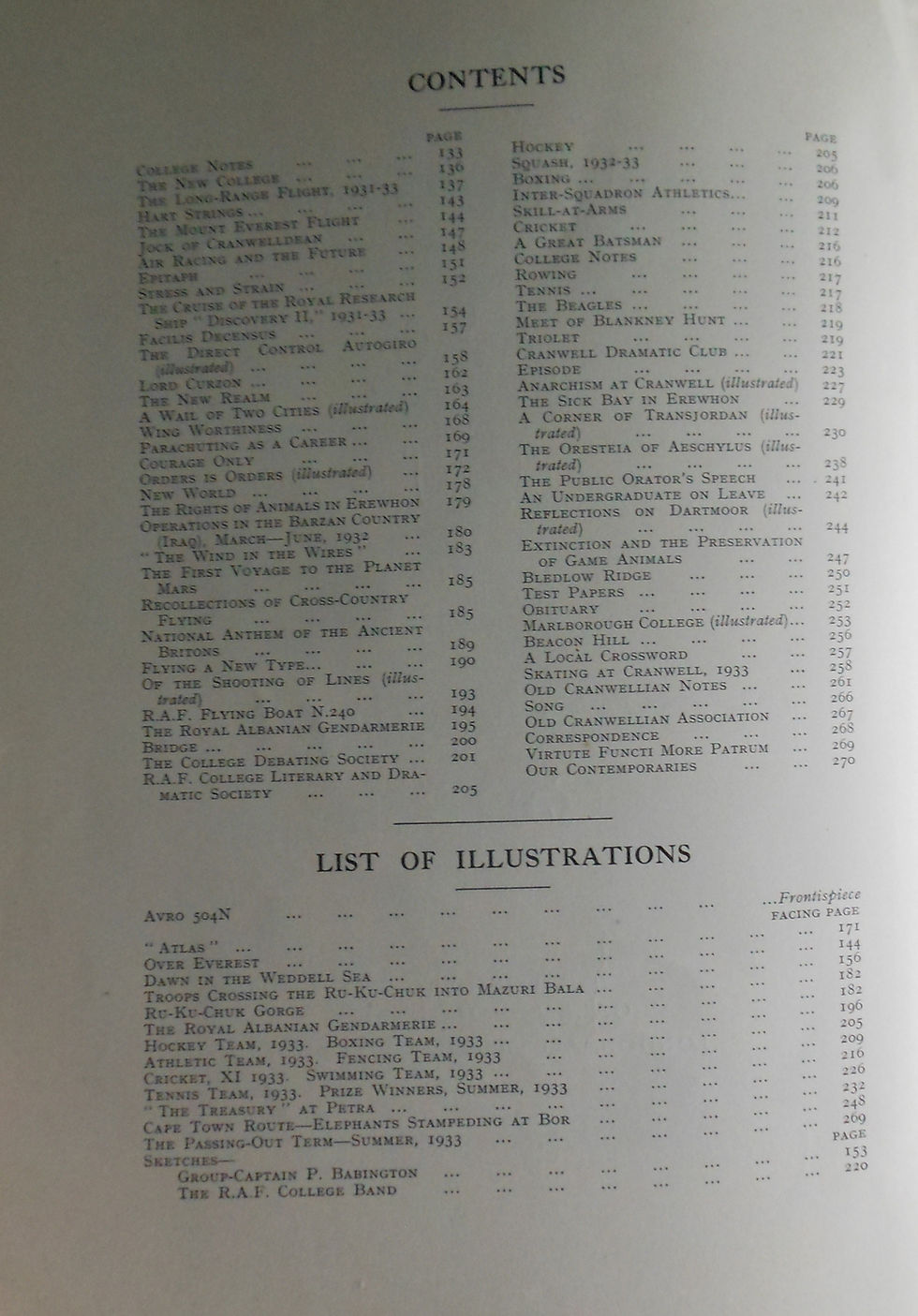 Thumbnail: The Journal of The R.A.F College Cranwell Lincolnshire. Vol. XIII. No. 2. 1933