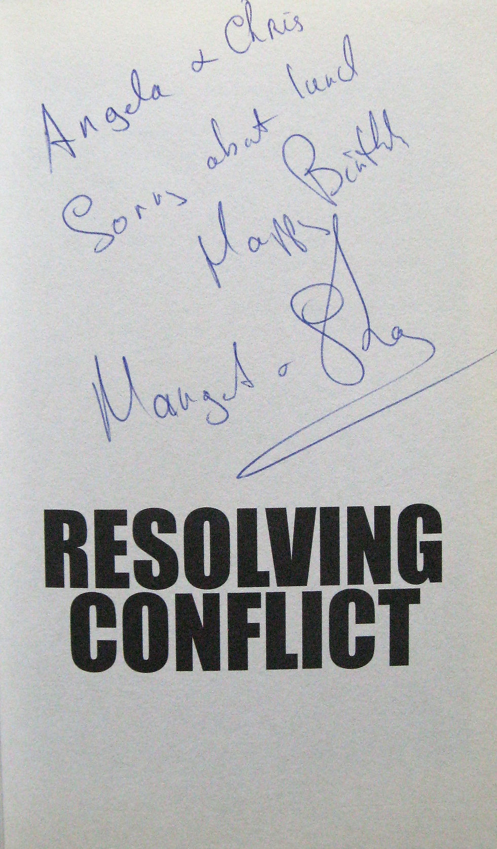 Thumbnail: Resolving Conflict.