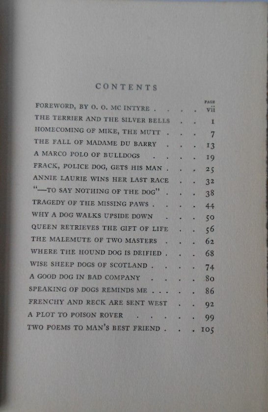 Thumbnail: The More I Admire Dogs. True tales about man’s best friend by Robert H. Davis