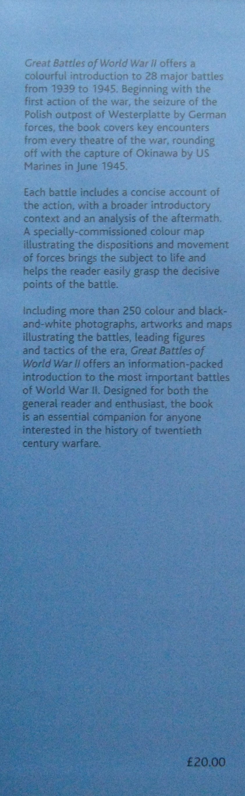 Thumbnail: Great Battles of World War II. General Editor Dr. Chris Mann. 2008