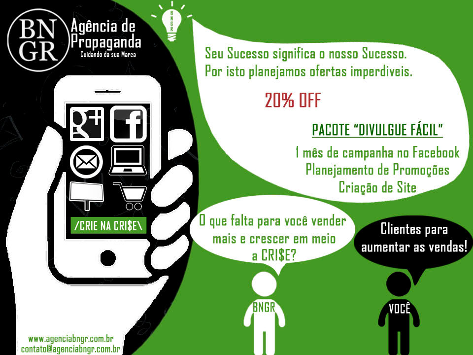 Promoção CRIE NA CRI$E