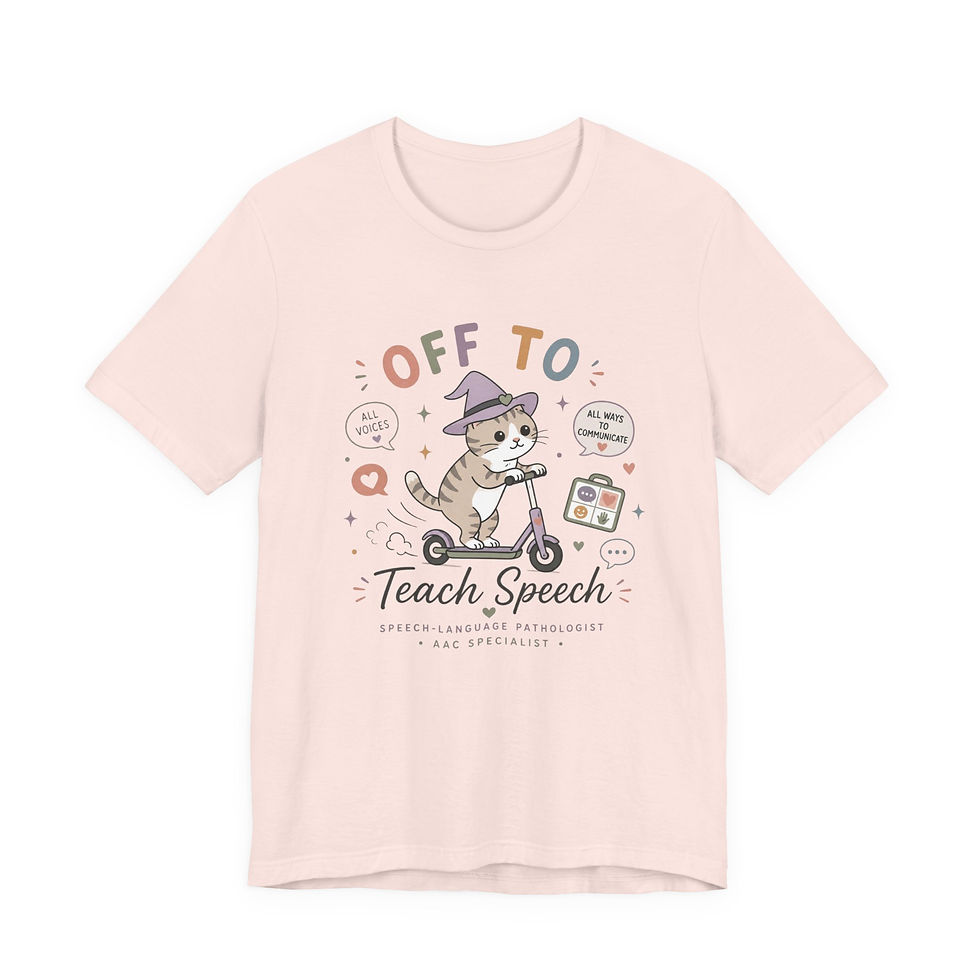 Thumbnail: SLP Jersey Tee - Off to Teach Speech
