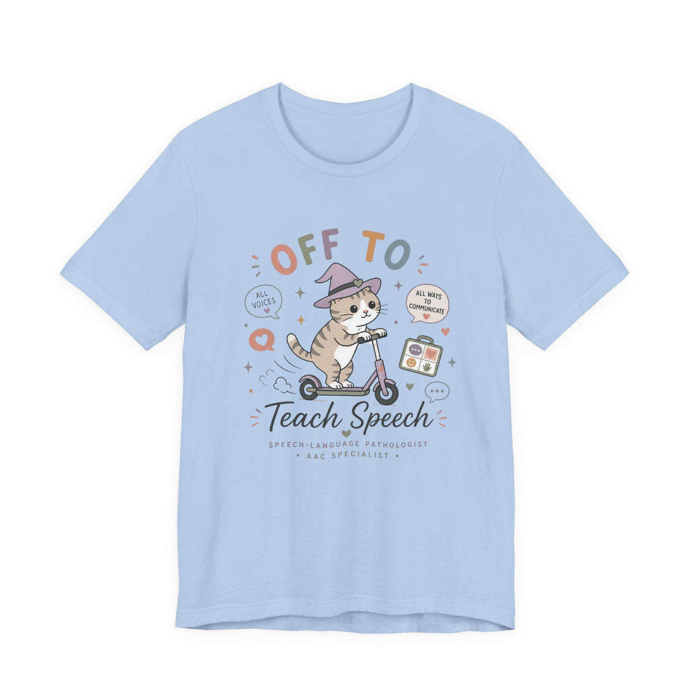 Thumbnail: SLP Jersey Tee - Off to Teach Speech