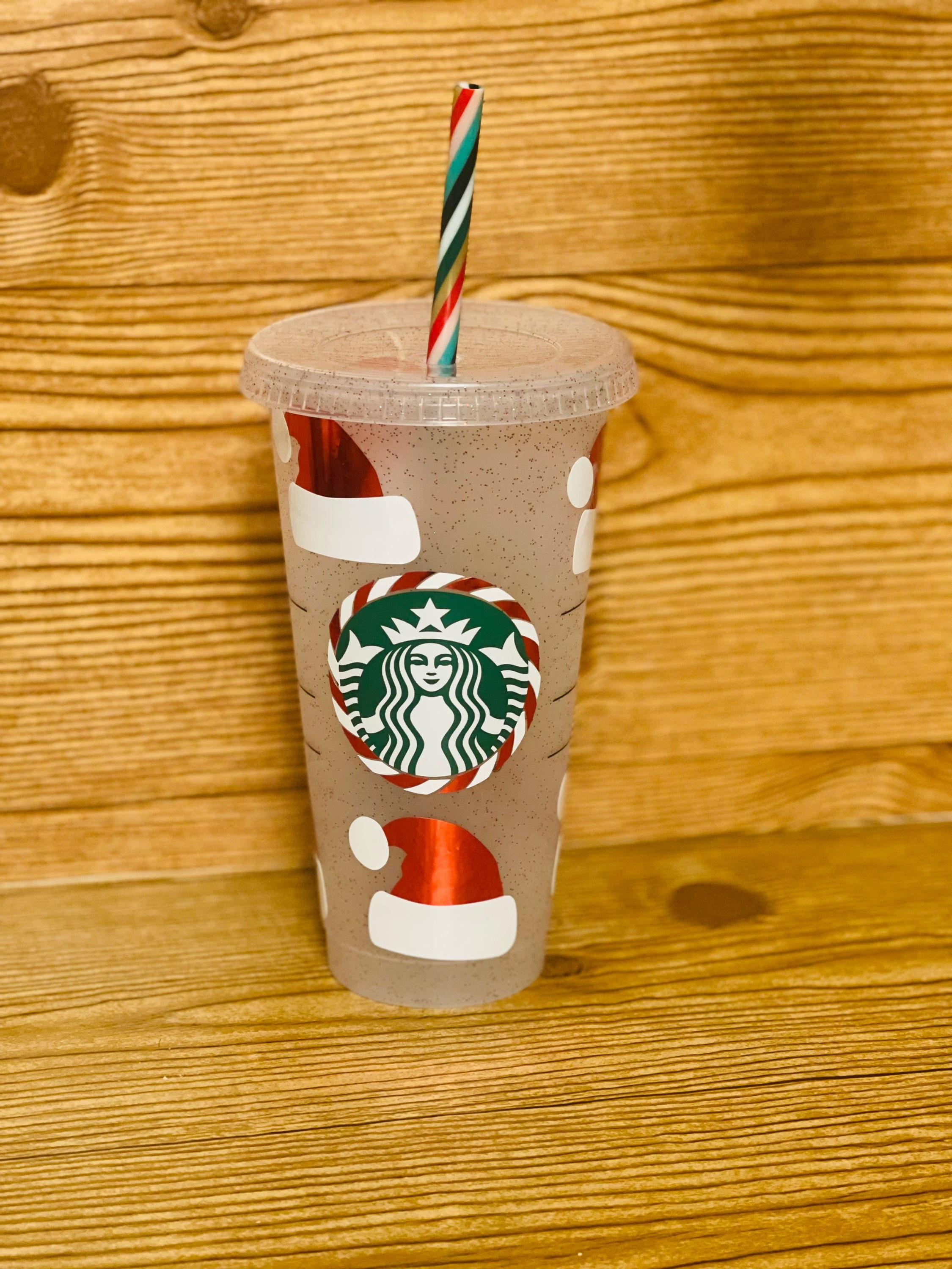 Santa Christmas Starbucks Cold Cup