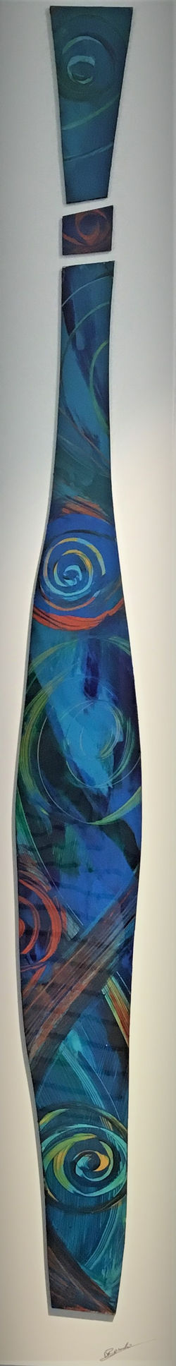 In Motion Painted Glass