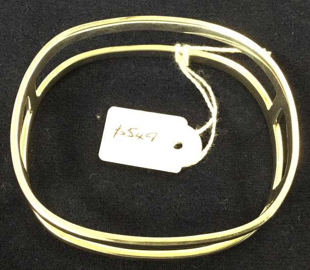 Solid Double Bangle