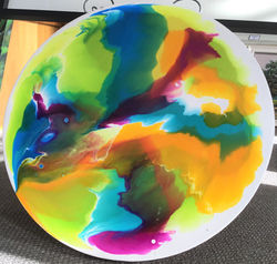 Ali Quinn - Tropicana Liquitex On Wood