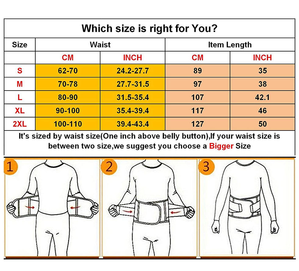 Thumbnail: Waist Trainer Belt Men Women  - Waist Cincher Trimmer - Slimming Body Shaper Bel