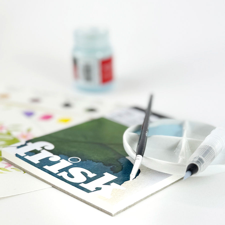 Thumbnail: Create & Reveal Watercolour Postcard Set