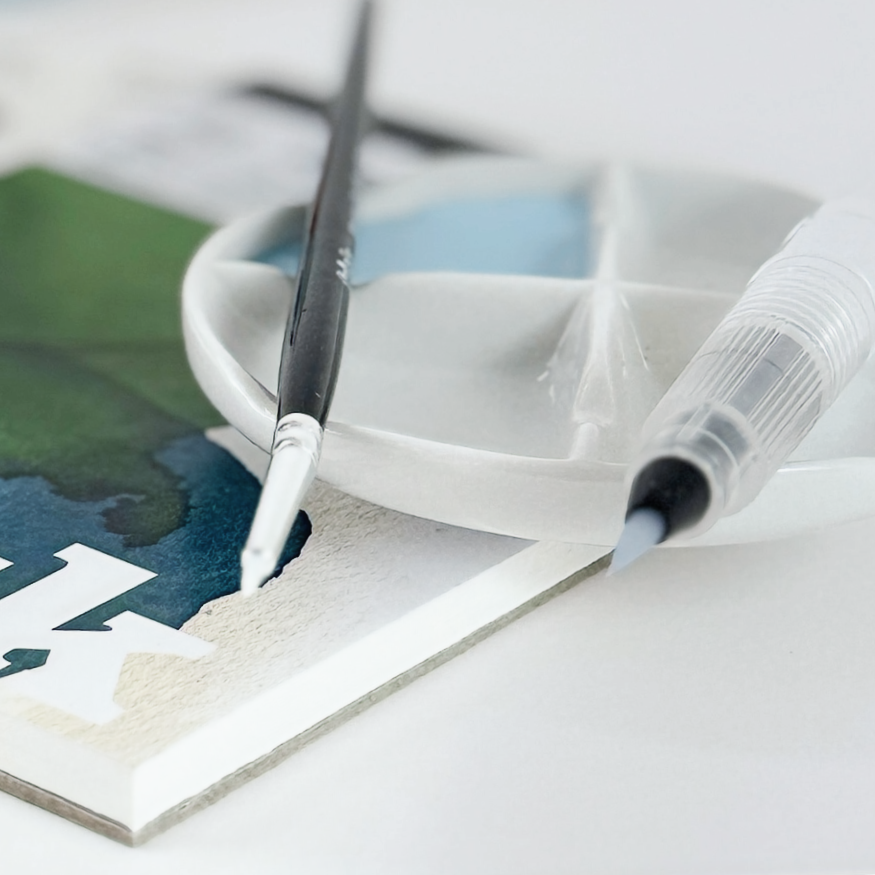 Thumbnail: Create & Reveal Watercolour Postcard Set