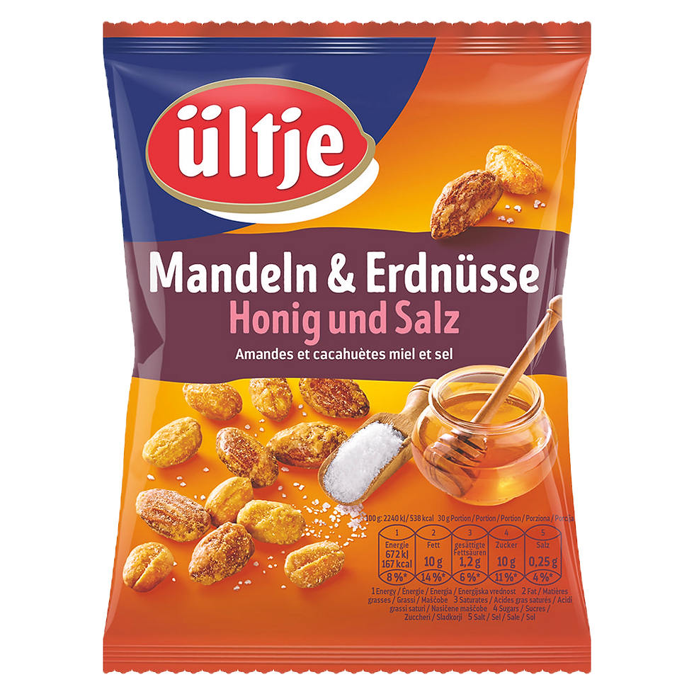 ültje Mandeln & Erdnüsse 200g, Nussmischung mit Honig und Salz – schnelle Lieferung in Solothurn.