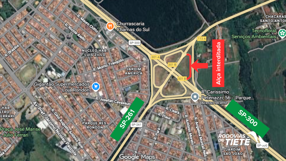 Obras causam nova interdição na rodovia Marechal Rondon nesta quarta-feira (18/3)