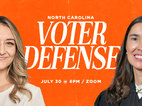 🛡️ NC Voter Defense: Virtual Phone Bank with Justice Anita Earls