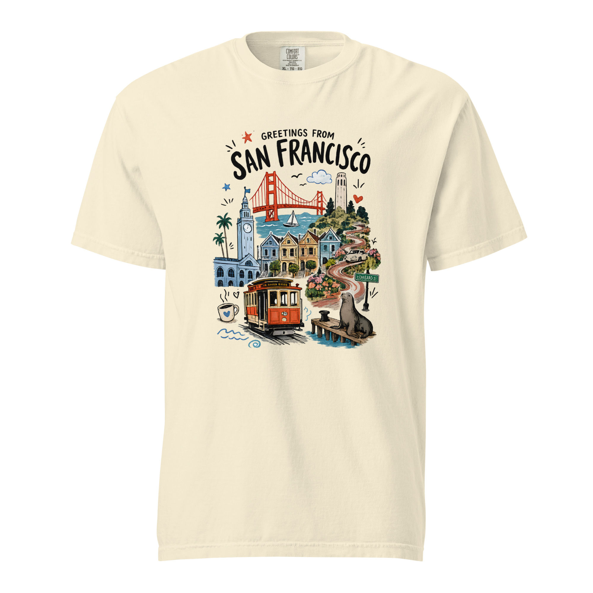 San Francisco Golden Gate Bridge Shirt, California Travel Tee, Vintage SF