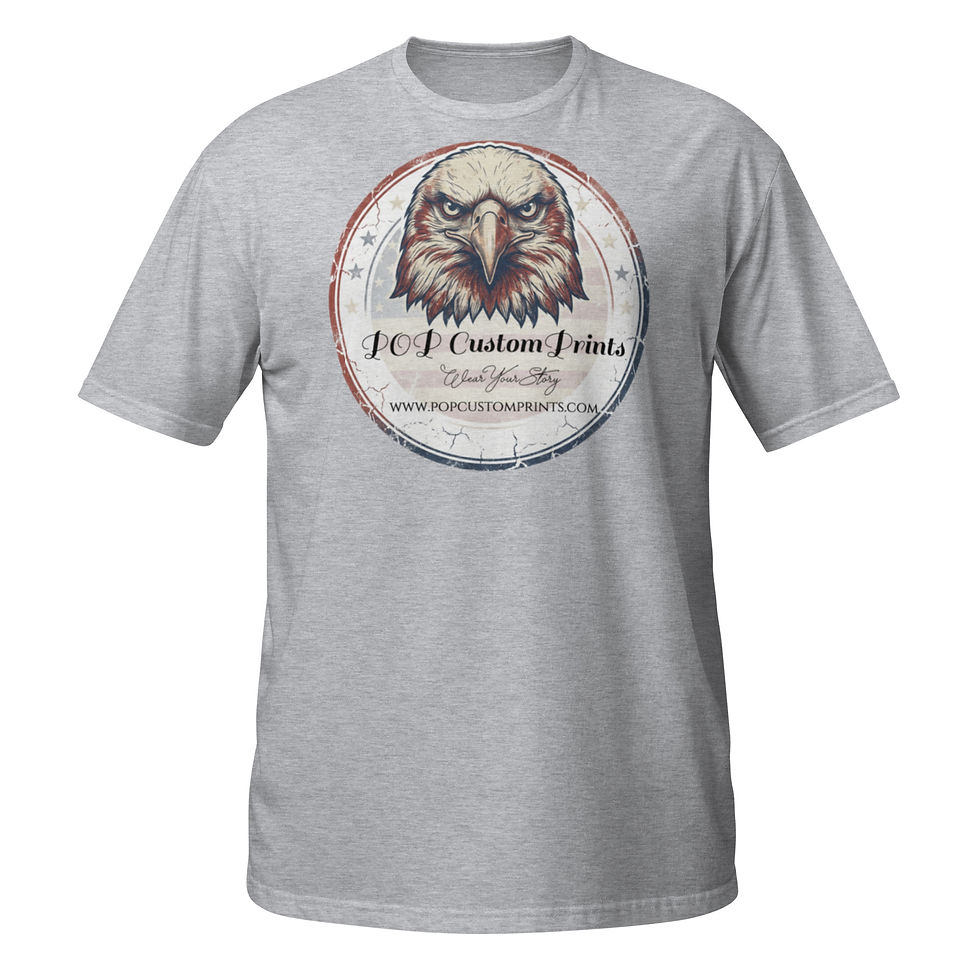 Thumbnail: POP CUSTOM Prints logo printed Short-Sleeve Unisex T-Shirt 