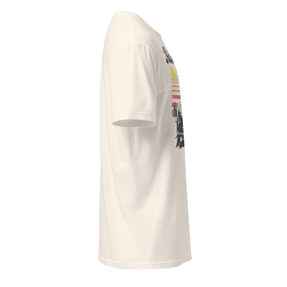 Thumbnail: Vintage Adventure is calling T-shirts - Unisex garment-dyed Gildan printed