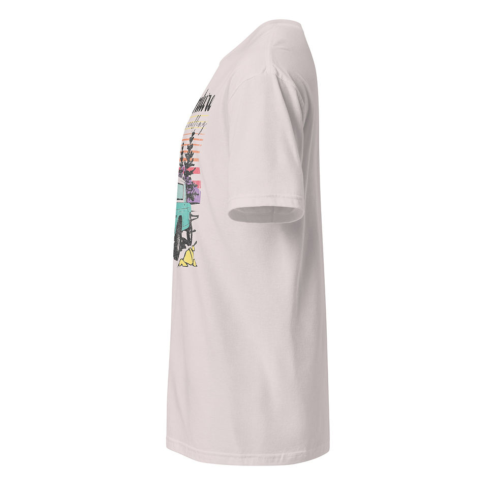 Thumbnail: Vintage Adventure is calling T-shirts - Unisex garment-dyed Gildan printed