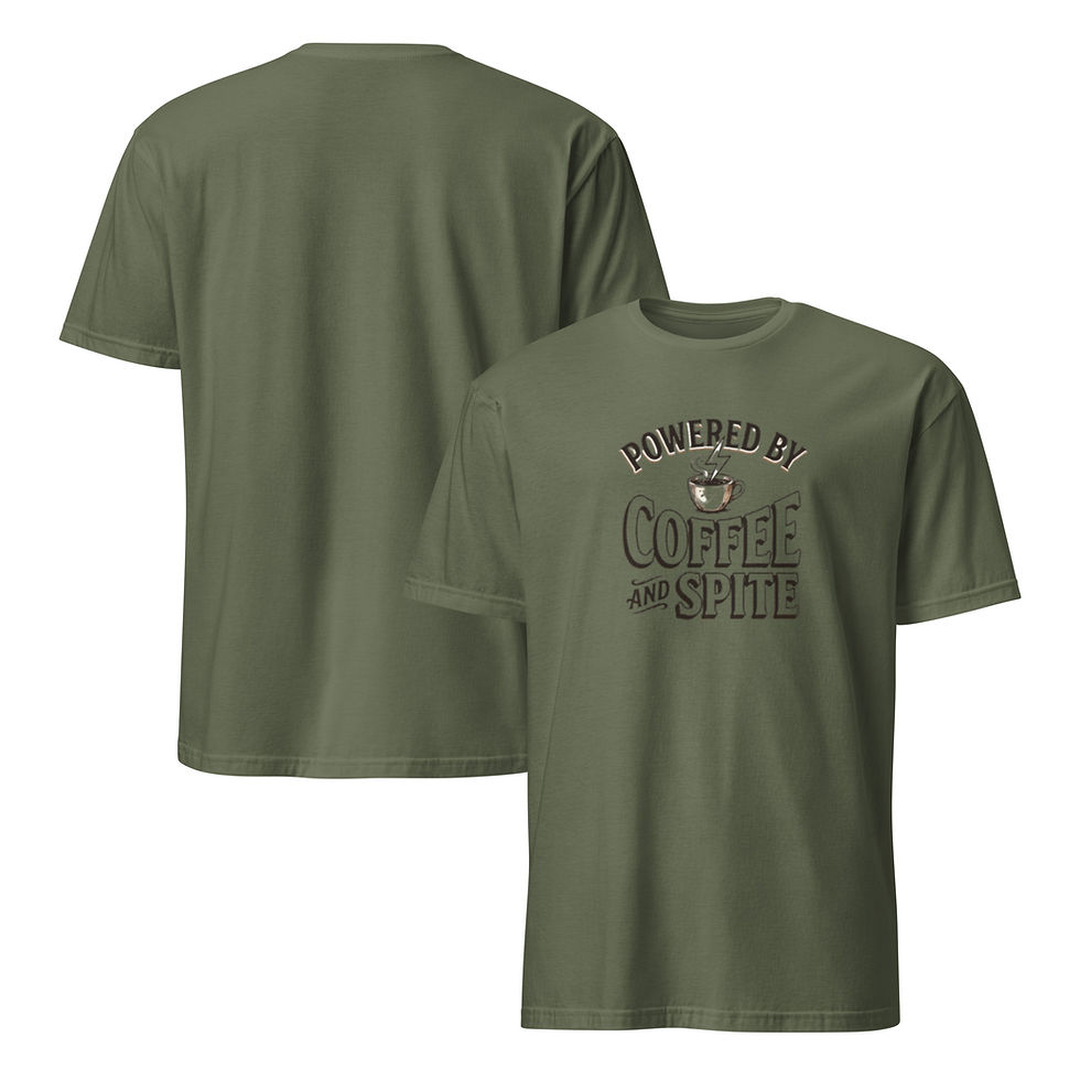 Thumbnail: Power by COFFEE AND SPITE Unisex Basic Softstyle T-Shirt Print | Gildan 64000