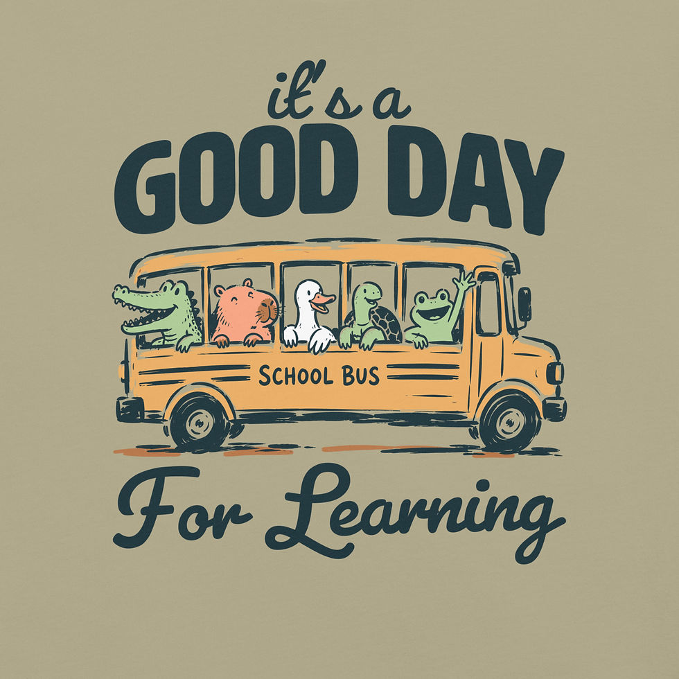 Thumbnail: its a GOOD DAY for Learning - Unisex garment-dyed Comfort Colors tee