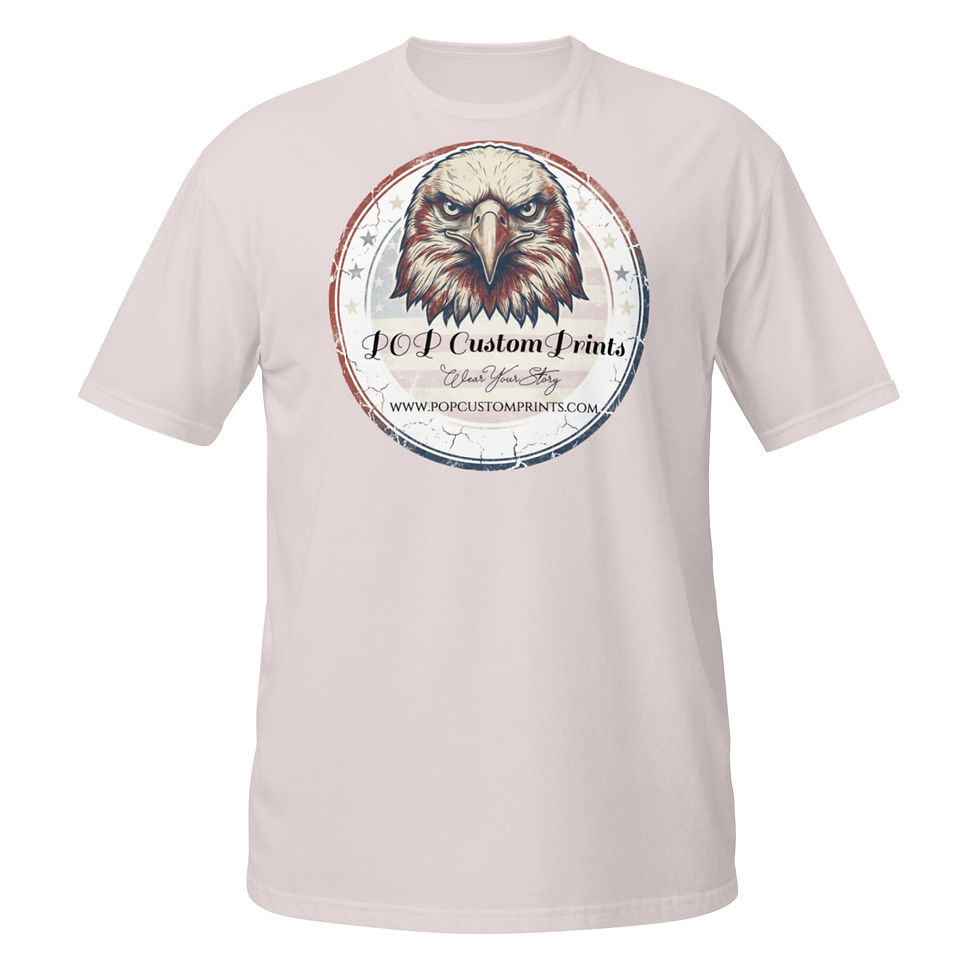 Thumbnail: POP CUSTOM Prints logo printed Short-Sleeve Unisex T-Shirt 