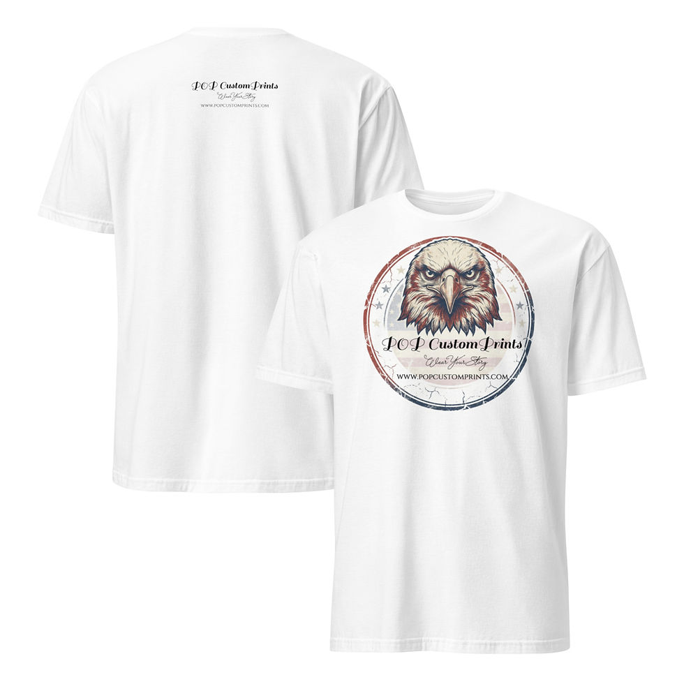 Thumbnail: POP CUSTOM Prints logo printed Short-Sleeve Unisex T-Shirt 