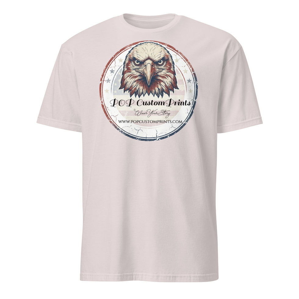 Thumbnail: POP CUSTOM Prints logo printed Short-Sleeve Unisex T-Shirt 
