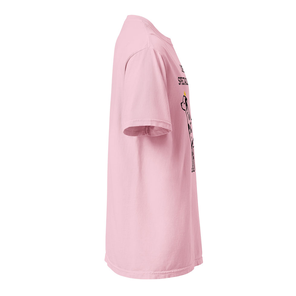 Thumbnail: "Live A Spectacular Life" with dog short, Comfort Colors, dog tee 