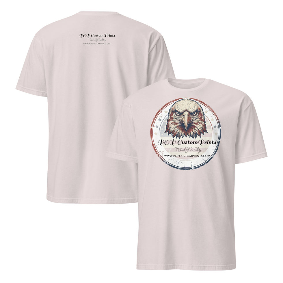 Thumbnail: POP CUSTOM Prints logo printed Short-Sleeve Unisex T-Shirt 