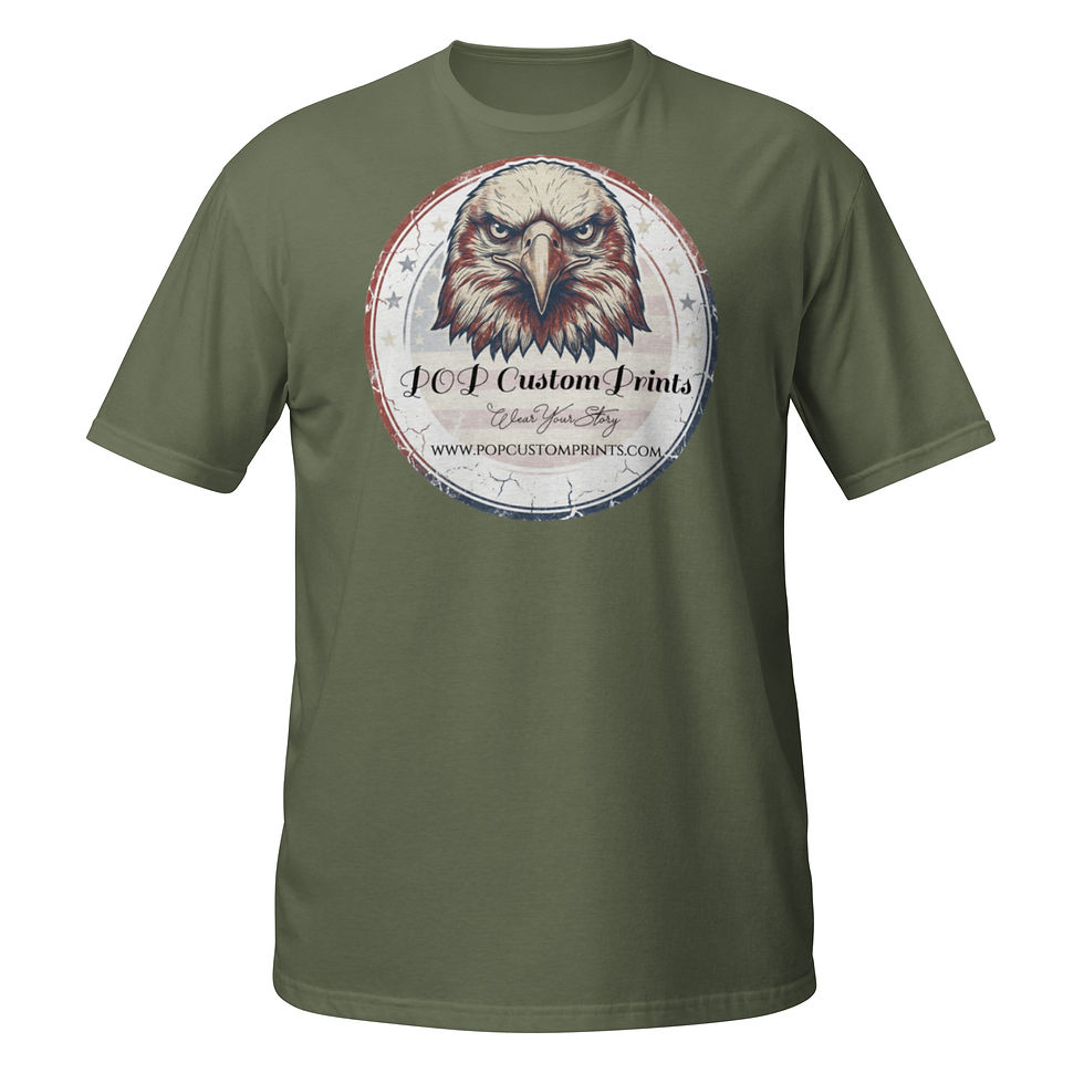 Thumbnail: POP CUSTOM Prints logo printed Short-Sleeve Unisex T-Shirt 