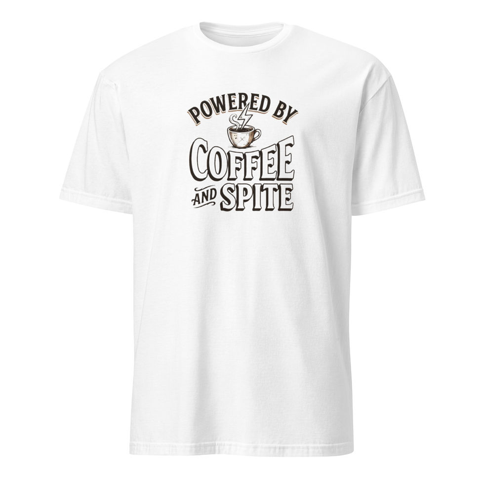 Thumbnail: Power by COFFEE AND SPITE Unisex Basic Softstyle T-Shirt Print | Gildan 64000