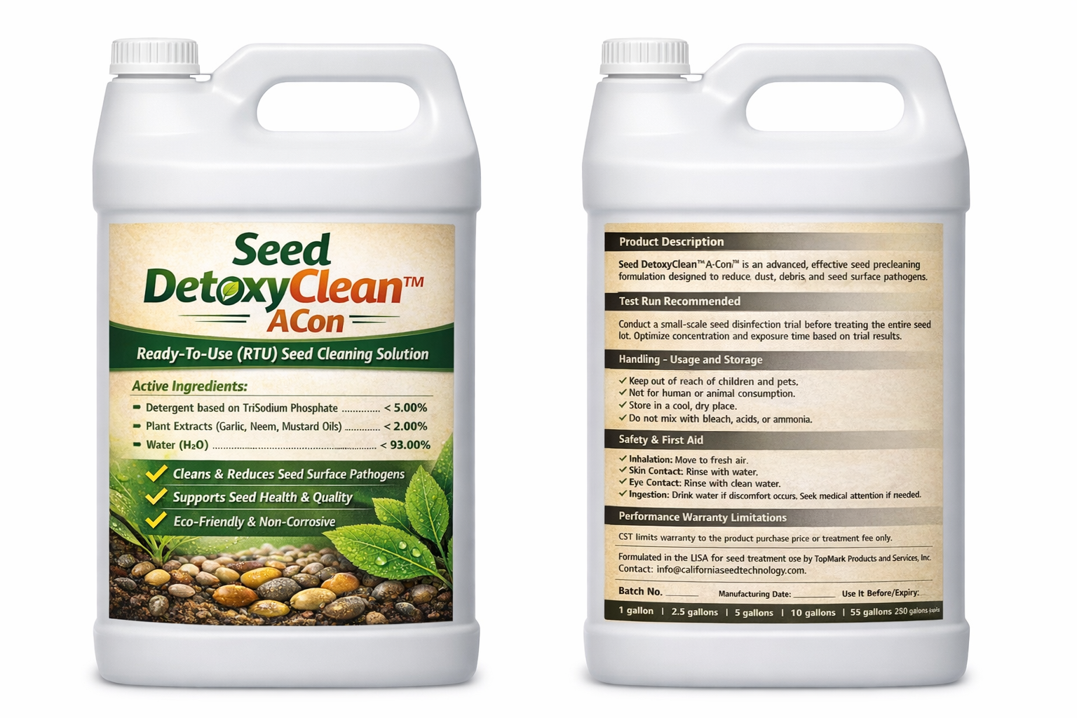 Seed DetoxyClean™ A-Con™  -  A conventional seed precleaning solution