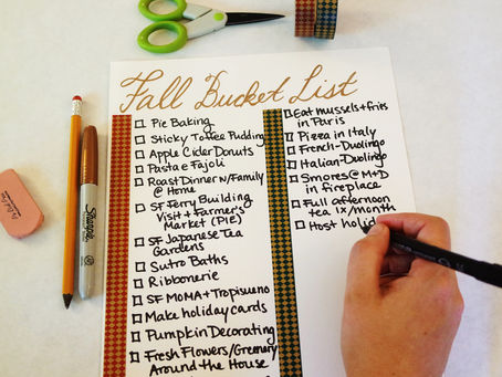 Fall Bucket List