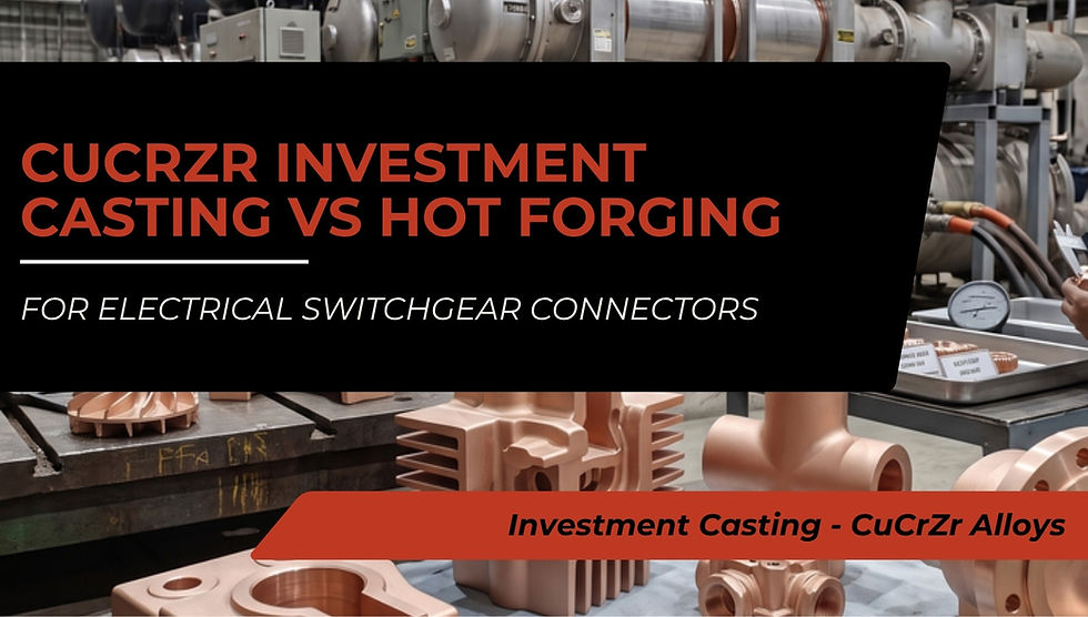 CuCrZr investment casting vs forging