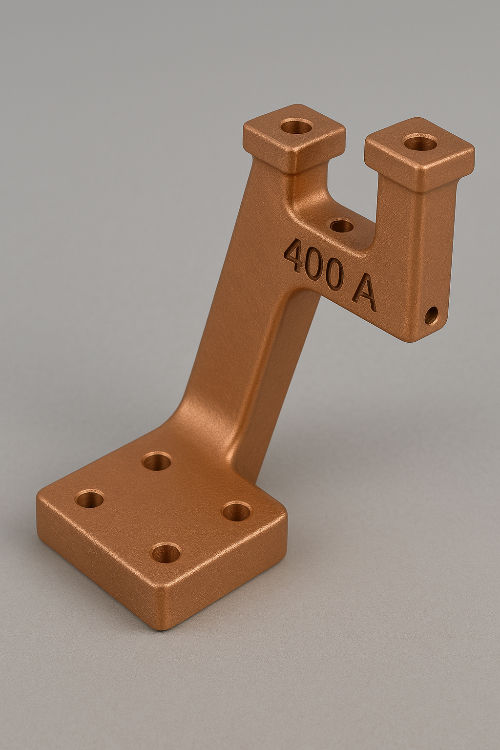 Busbar Connector of OFHC Copper via Investment Casting